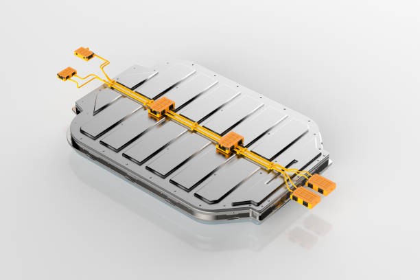 istock Ev battery or pack of lithium-ion pouch cells module 2172385127