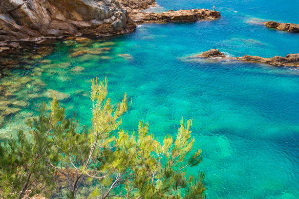 Calas de Aguafreda y Sa Tuna, Begur, Catalonia, Spain