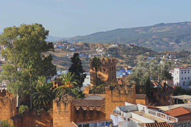Looking down from the roof of a Riad