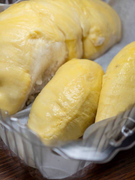 istock Golden and Tempting: Durian Flesh Close-up 2172412308