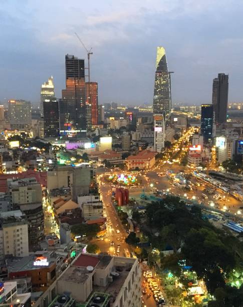 istock Ho Chi Minh City Skyline at dusk 2172414469