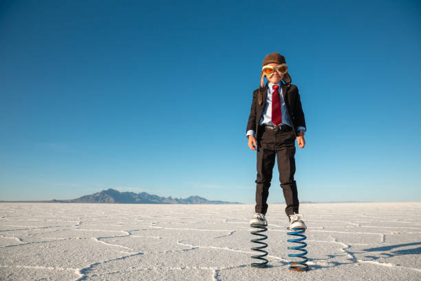 istock Young Business Boy on Springs 2172418778