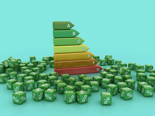 istock Efficient Energy Diagram with Percentage Blocks 2172420308