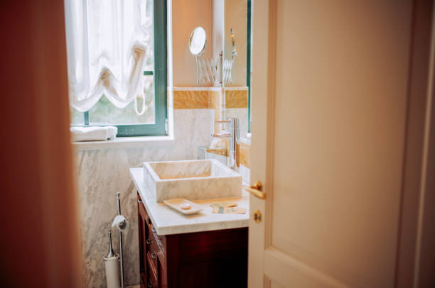 istock Marble bathroom in Carrara 2172429895