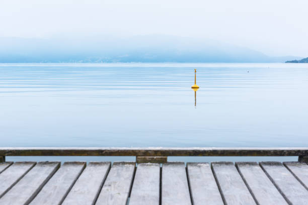istock Misty morning on Norheimsund village 2172433543