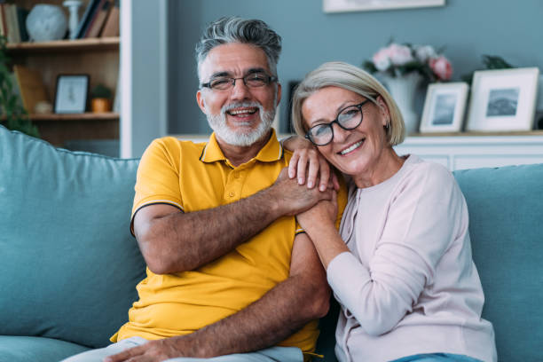 istock Happy couple at home. 2172435874