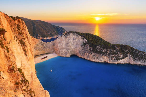 istock Zakynthos, Greece. Navagio Beach. 2172445649