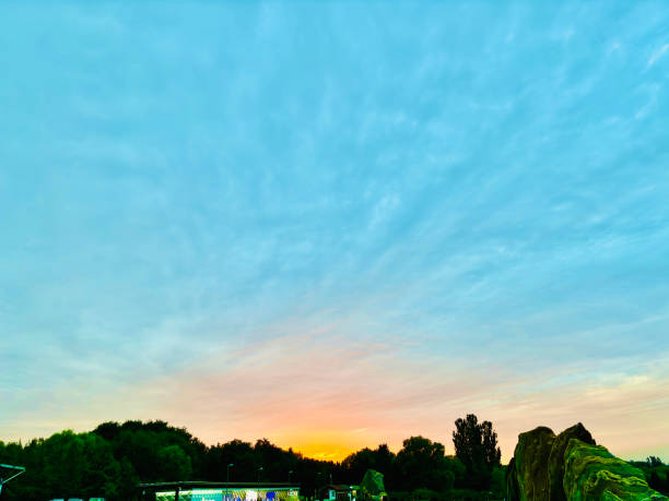 it is view sunrise view from the garden located in beijing china located in haidian district beijing china
