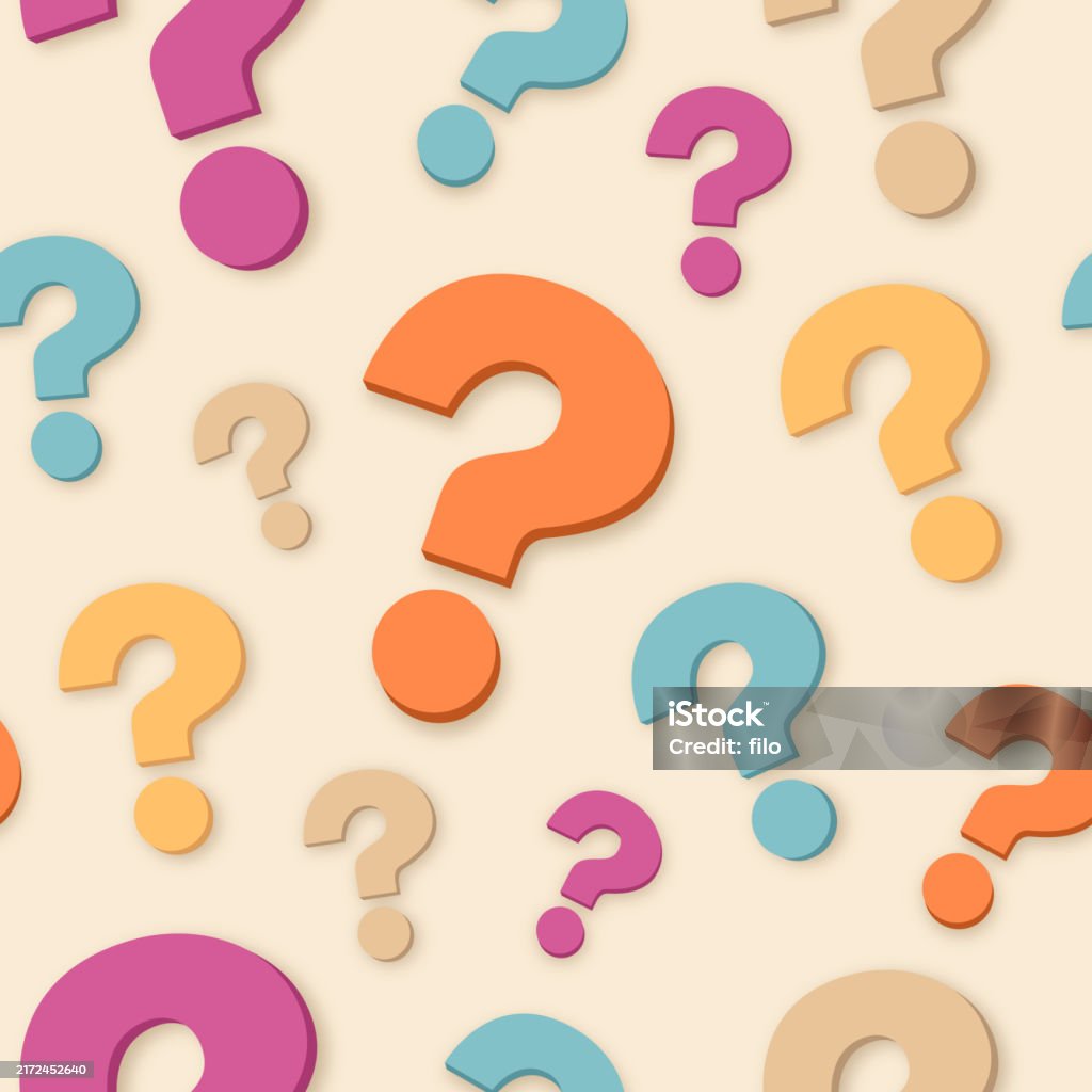 Question Text Background Question Mark Seamless Repeating Tileable Background Stock Illustration ...