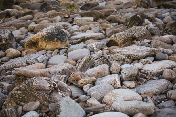 serene beach scene with smooth rocks stacked in a balanced formation. The tranquil atmosphere evokes a sense of zen, harmony, and peace, symbolizing balance and mindfulness in nature