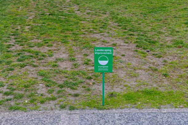 istock Landscaping Improvement Sign 2172466003