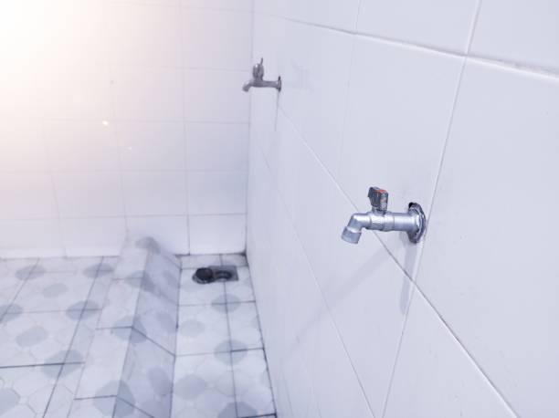 istock The Faucets installation design in the bathroom. 2172476270