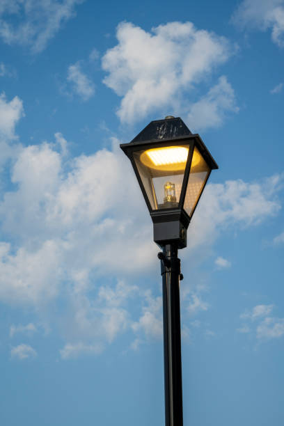Street lamp at Inner Harbor, Baltimore, Maryland, USA