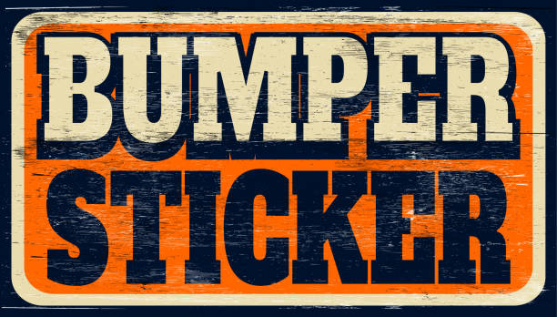Vector Bumper Sticker 40+ Car Bumper Sticker Ilustraciones de Stock, gráficos vectoriales ...