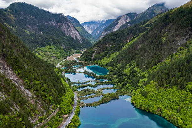 Lake in Jiuzhaigou Valley