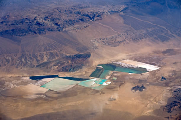 istock aerial view of Silver Peak Lithium Mine, Nevada 2172513189