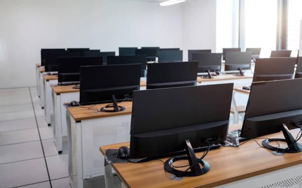 istock Landscape of school computer room 2172514418