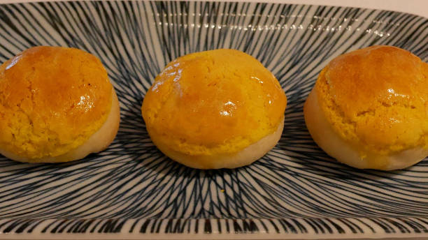istock Baked Barbecue Iberico Bun at a Chinese Restaurant 2172516358