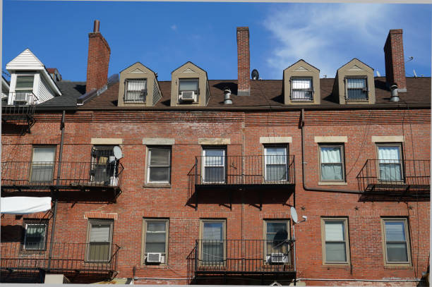 istock facade view of old apartment building 2172516814