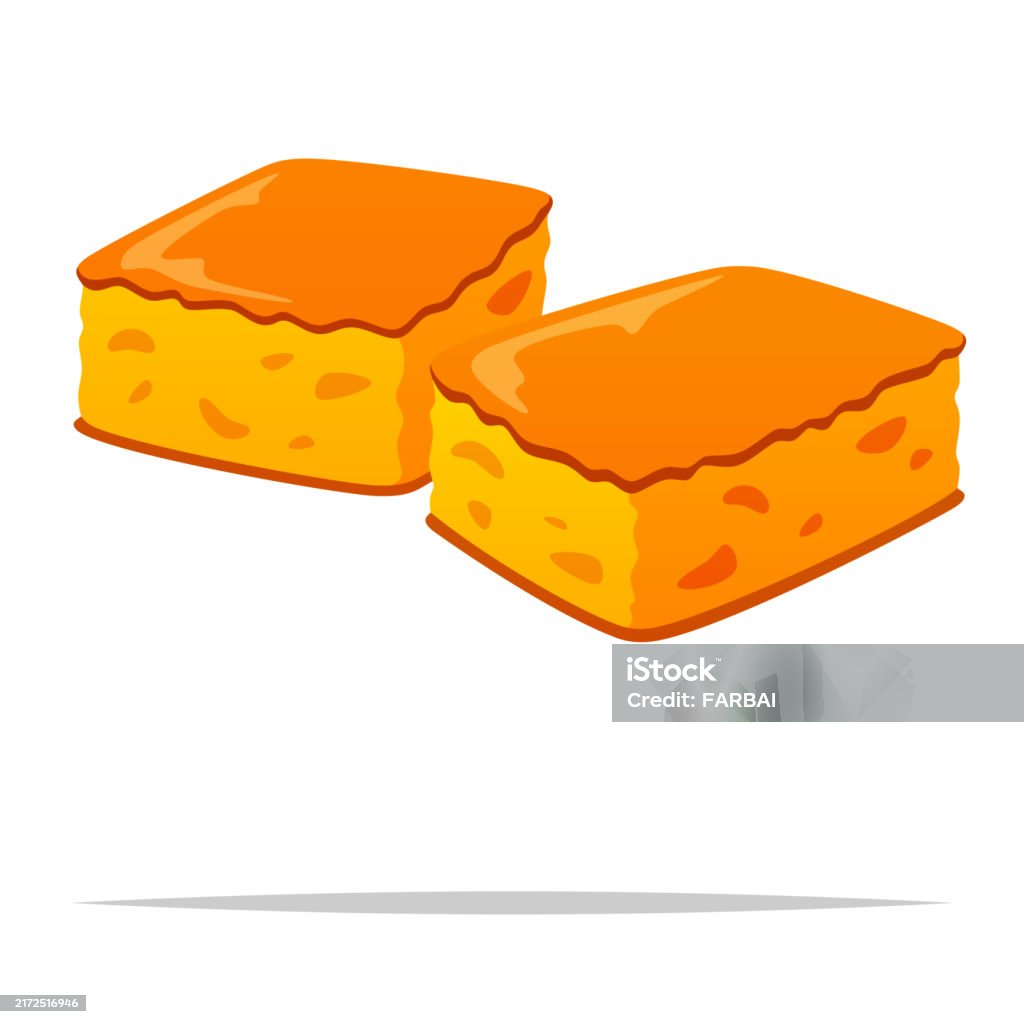 Delicious Cornbread Vector Isolated Illustration Stock Illustration ...