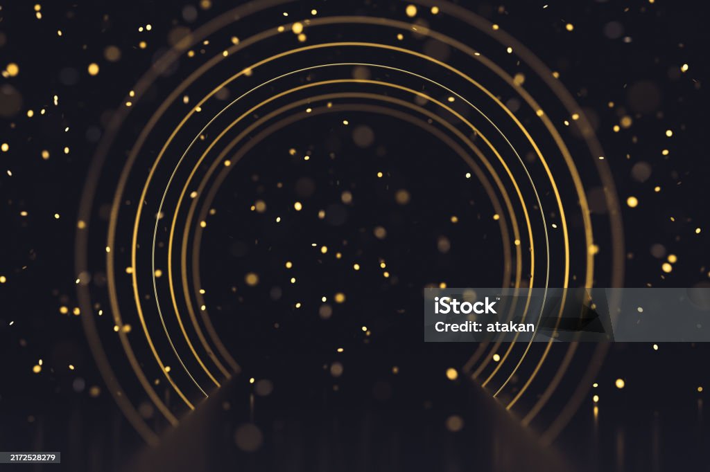 Gold Abstract Bokeh Background - Royalty-free Achtergrond - Thema Stockfoto Gold Abstract Bokeh Background - Royalty-free Achtergrond - Thema Stockfoto