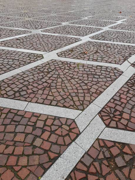 istock Pattern on the floor on the street for background 2172529004