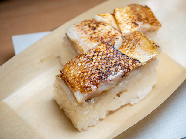 istock Golden and Tempting Aburi Fish Sushi 2172535411