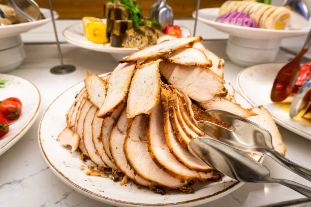 Cold Appetizer - Thin Slices of Turkey Breast