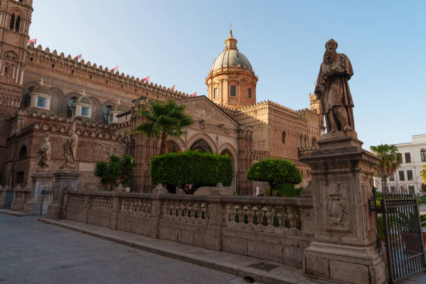 istock Palermo Cathedral and Plaza in Sicily, Italy 2172540156