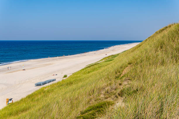 Beach on the island Sylt, Kampen Red Cliff