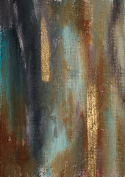 istock Modern impressionism technique. Wall poster print template. Abstract painting art. Hand drawn by dry brush of paint background texture. Oil painting style. Artistic pattern for web or graphic design 2172549678