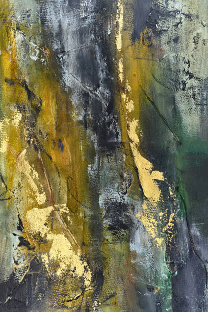 istock Modern impressionism technique. Wall poster print template. Abstract painting art. Hand drawn by dry brush of paint background texture. Oil painting style. Artistic pattern for web or graphic design 2172550115