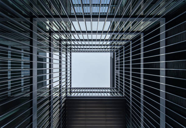 istock Low angle view of a modern office building 2172552887