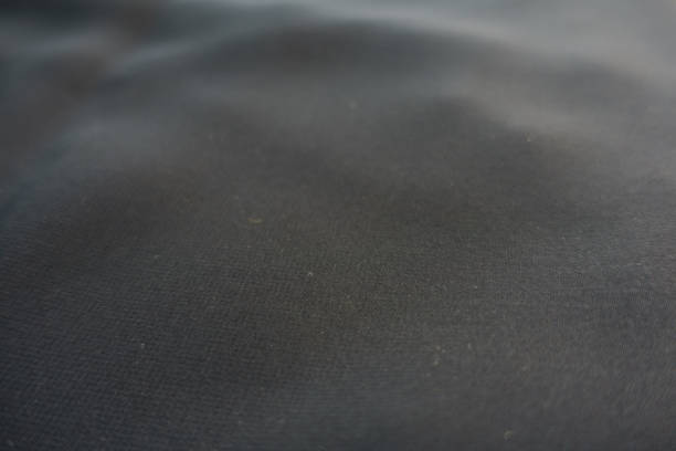 istock Closeup of thin anthracite grey nylon chiffon fabric 2172552894