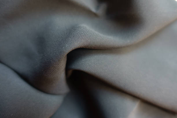 istock anthracite grey nylon chiffon fabric in soft folds 2172553633