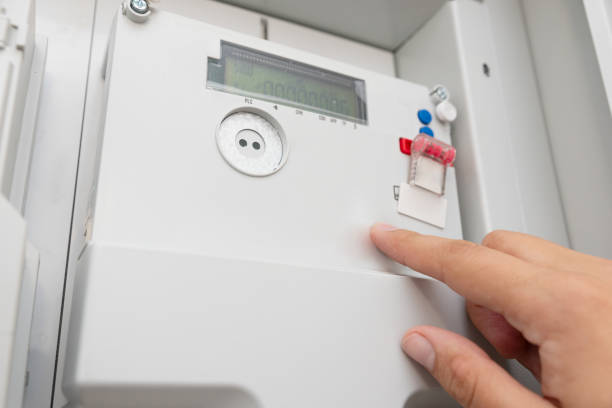 istock Electric energy meter measuring power usage 2172556086