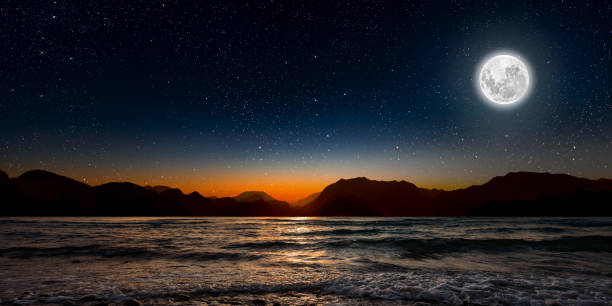 istock a sunset on the sea beach 2172561029