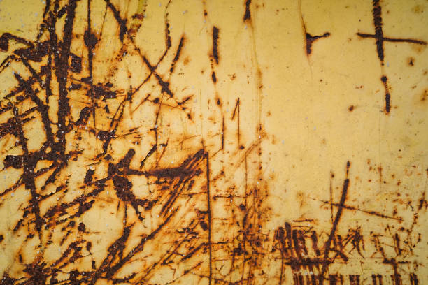 istock Rusty Metal Coat Scratched and Weathered Texture 2172561658
