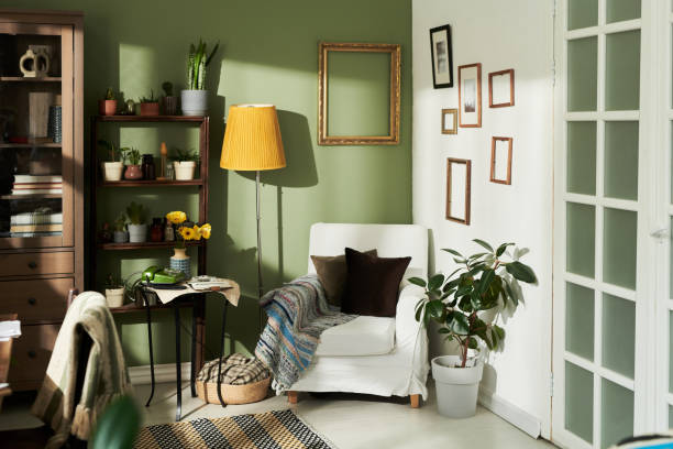 Cozy Sunlit Corner of Modern Home Interior Design