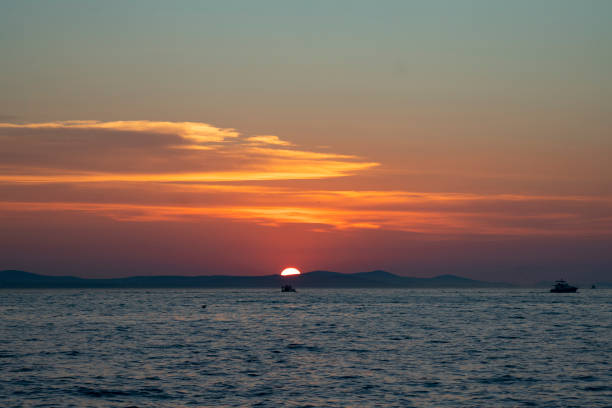 wonderful red sunset