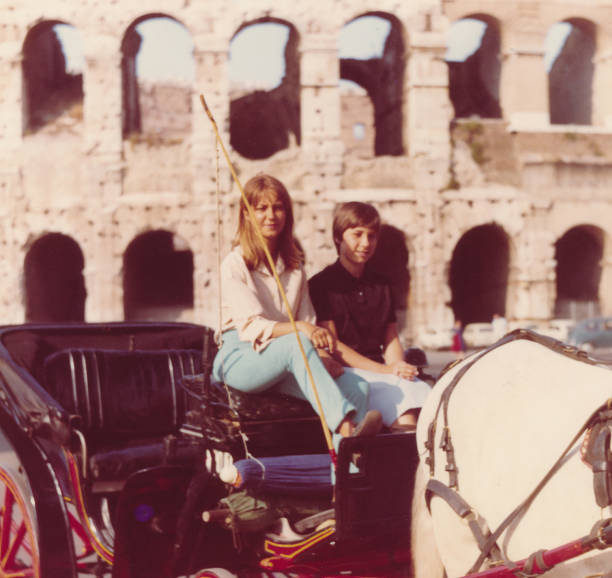 Vacations in Ancient Rome in 1960.