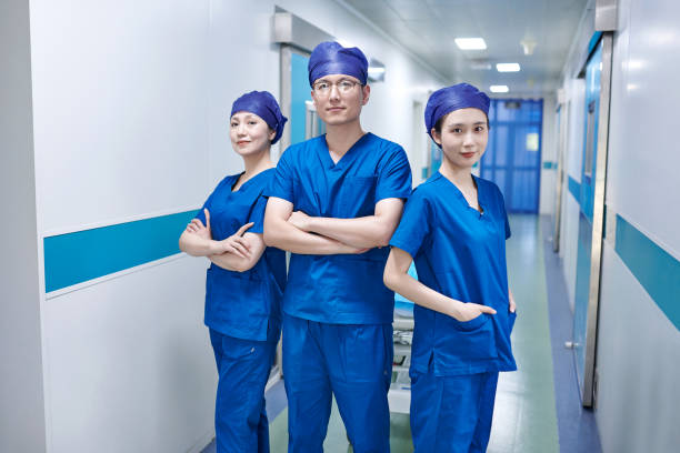 istock Three-person Medical First Aid Team Portrait 2172586204