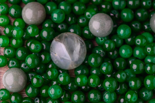istock green balls of real stone as a background 1 2172588995
