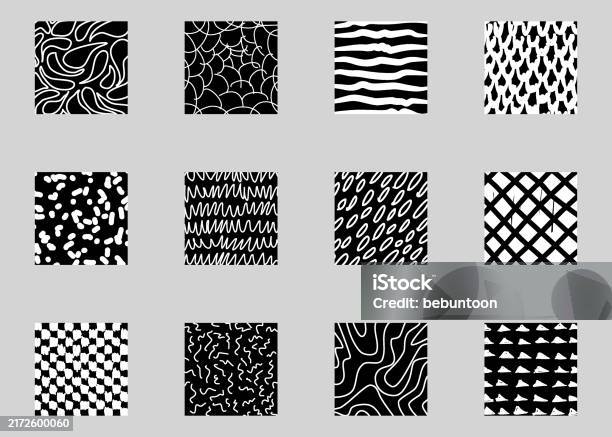 Abstract Square Wave Vector Abstract Square Shape Texture Backgrounds Line Doodle Spots Wave Drops ...