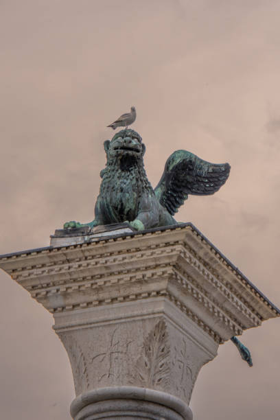 istock Top of a column in St. Mark's Square 2172601670