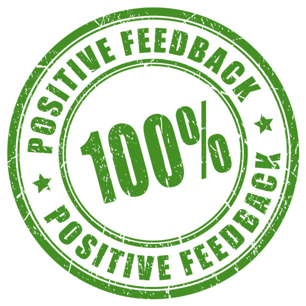 100 percent positive feedback stamp 100 percent positive feedback rubber stamp suitable upper stock illustrations