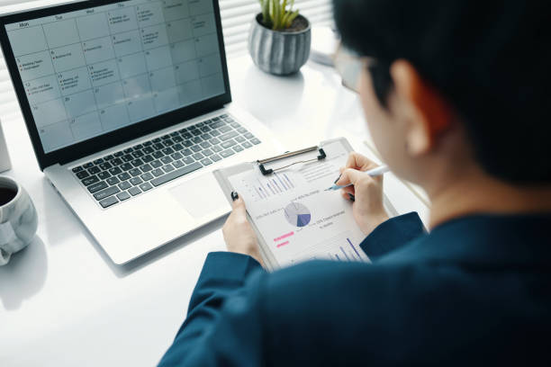 istock Businesswoman Working With Financial Documents 2172608737