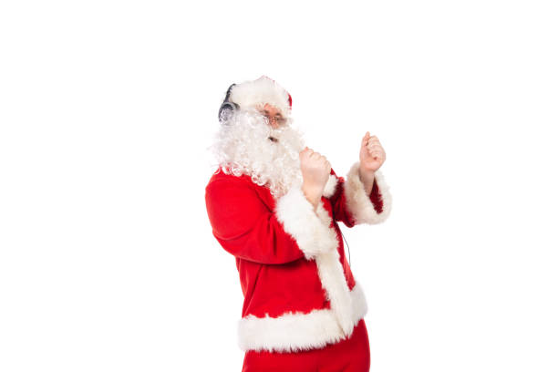 istock Santa Claus dances and relaxes at a party. 2172609313