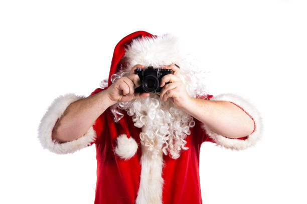 istock unny fat Santa Claus and problems with men's health. 2172610655