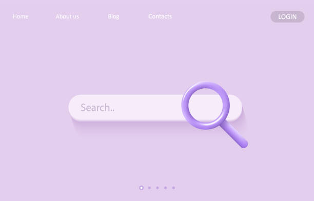 istock Lsi keyword. Keyword Ranking with search bar and magnifier. Key phrases generation service. 3d Vector illustration. Selection and analysis popular search terms 2172614355
